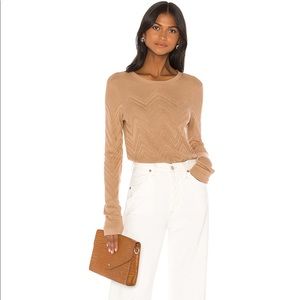 L’AGENCE Tan Sweater